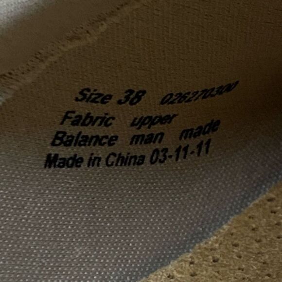 Dansko~Women’s~Vegan Jute Knit Woven Cabana Stripe Clogs~Size 38EU/7.5-8 - Picture 9 of 10